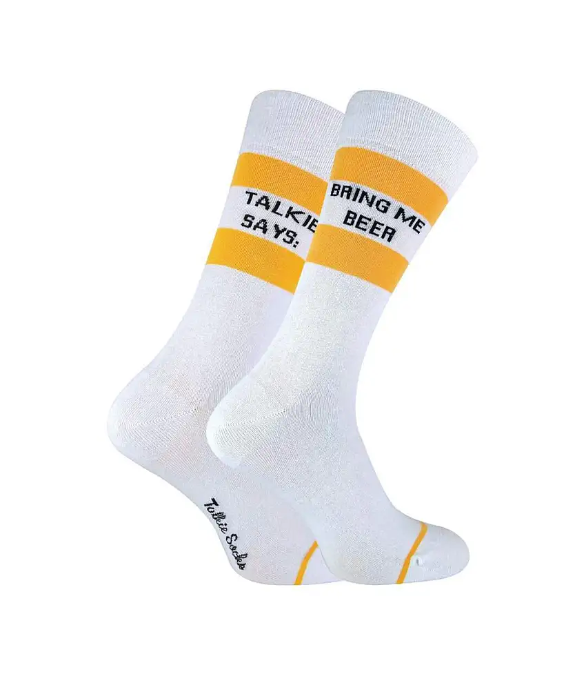 1 Pack Unisex Cotton Novelty Bring Me Beer & Vodka Socks