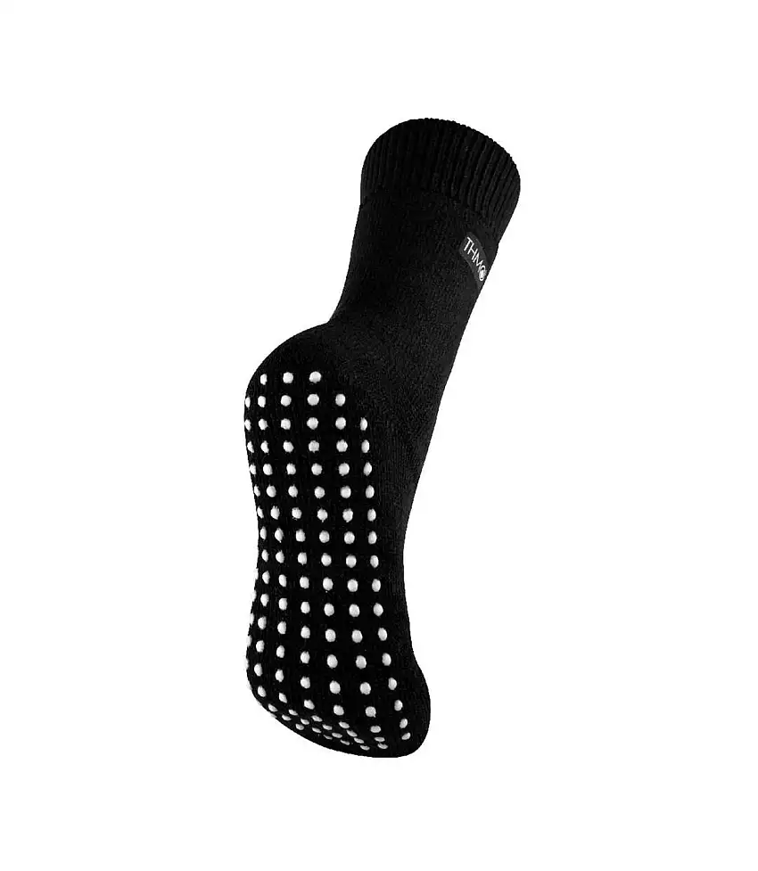 1 Pack Ladies Cosy Non Slip Thermal Slipper Socks with Grippers