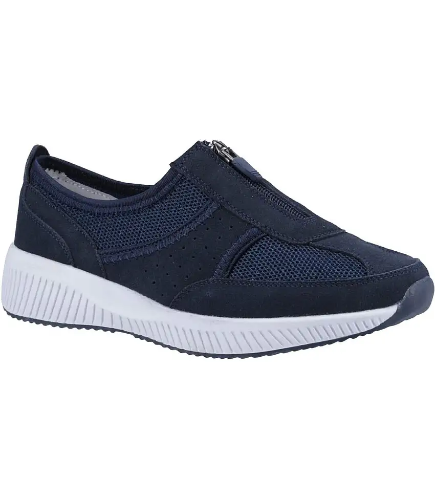 Womens/ladies Cora Shoes Navy Fleet & Foster