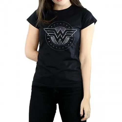 Wonder Woman Womens/Ladies Shield Cotton T-Shirt