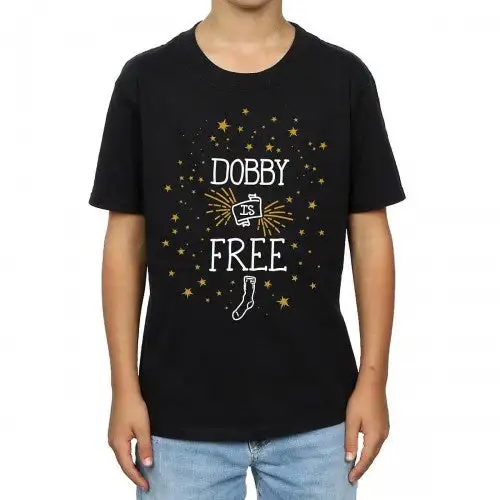 Harry Potter Boys Dobby Is Free Cotton T-Shirt