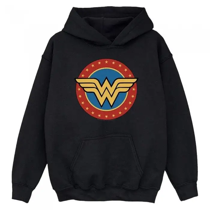 Wonder Woman Girls Logo Hoodie