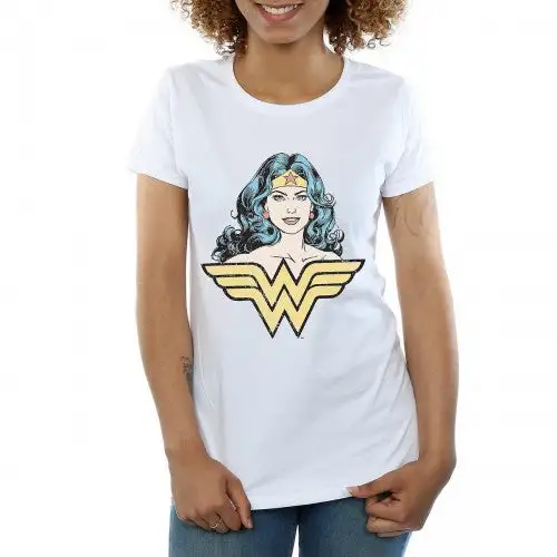 Wonder Woman Womens/Ladies Gaze Cotton T-Shirt