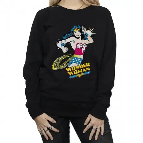 Wonder Woman Womens/Ladies Lasso Cotton Sweatshirt