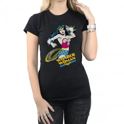 Wonder Woman Womens/Ladies Lasso Cotton T-Shirt