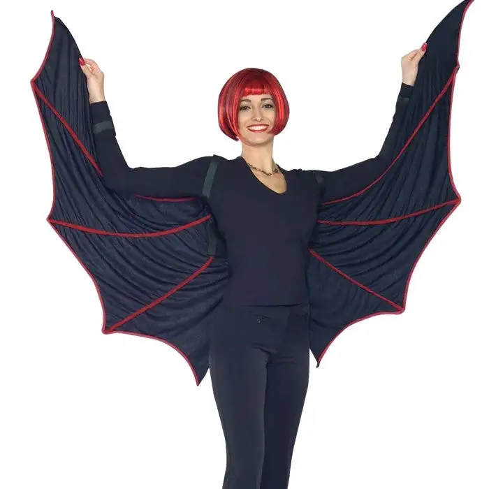 Bristol Novelty Womens/Ladies Velvet Bat Wings