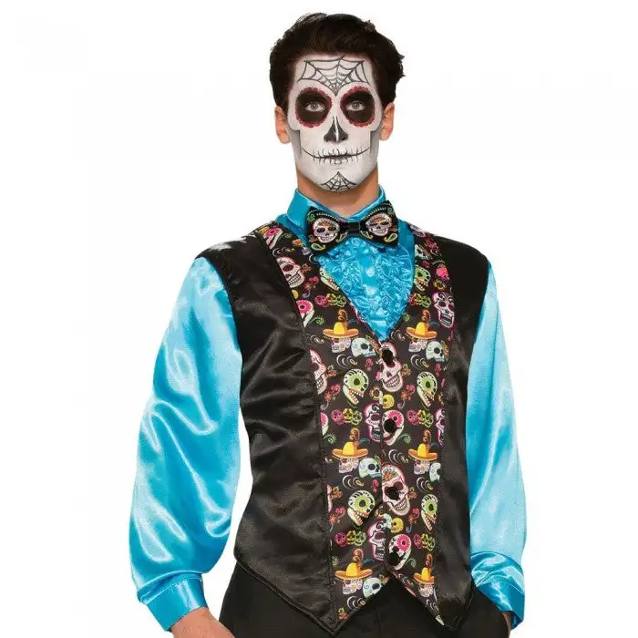 Bristol Novelty Day Of The Dead Bow Tie