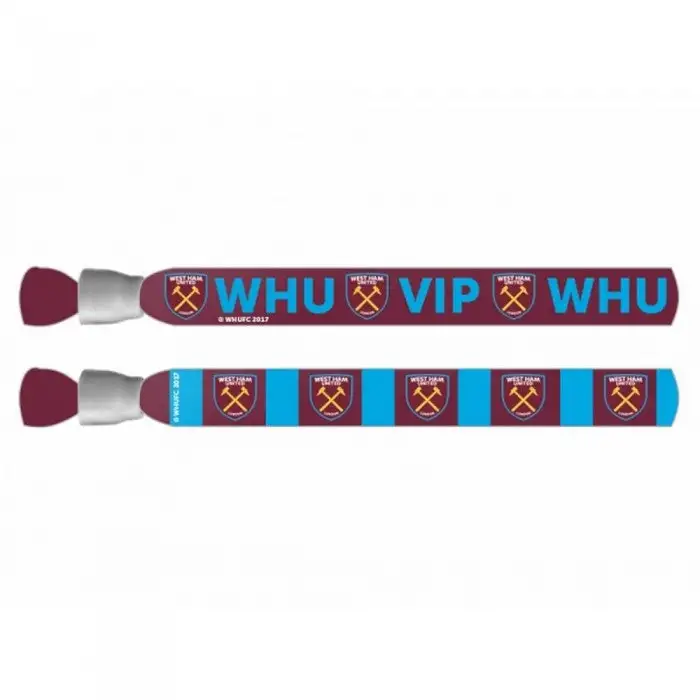 West Ham United FC Festival Wristbands Pack Of 2