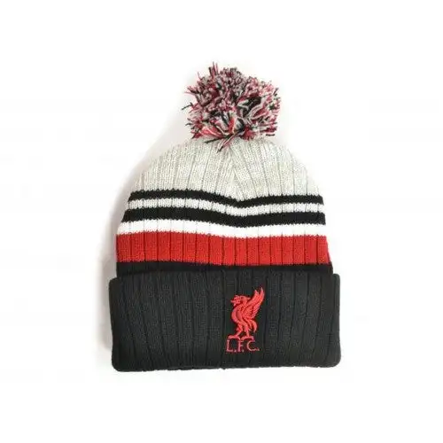 Liverpool FC Unisex Adult Liverbird Pom Pom Beanie