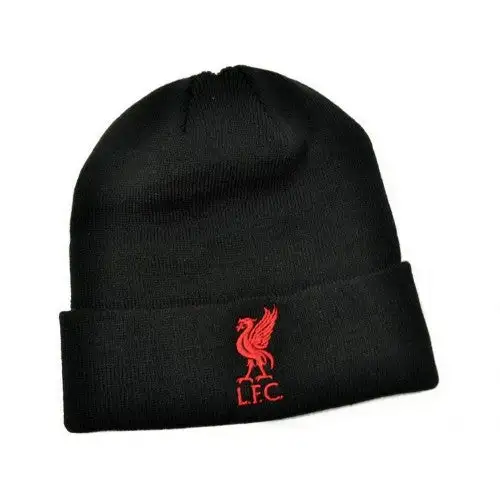Liverpool FC Unisex Adult Bronx Liver Bird Knitted Turned Up Cuff Beanie