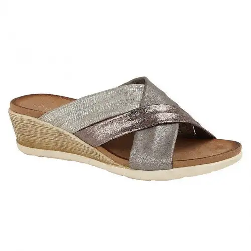 Cipriata Womens/Ladies Anella Crossover Wedge Sandals