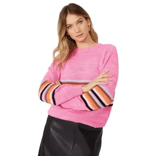 Principles Womens/Ladies Contrast Striped Knitted Crew Neck Jumper
