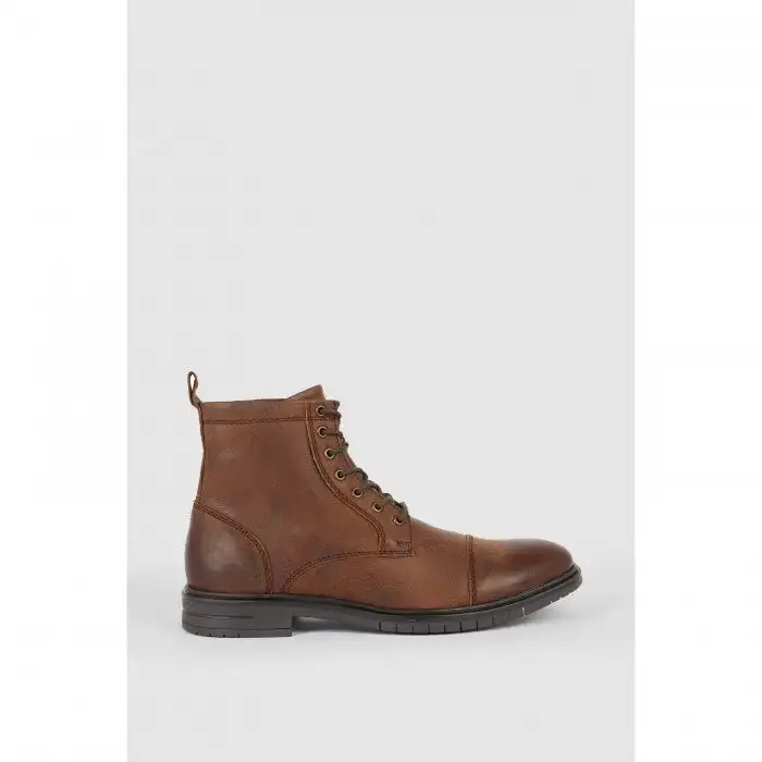 Debenhams Mens Airsoft Joseph Leather Lace Up Ankle Boots