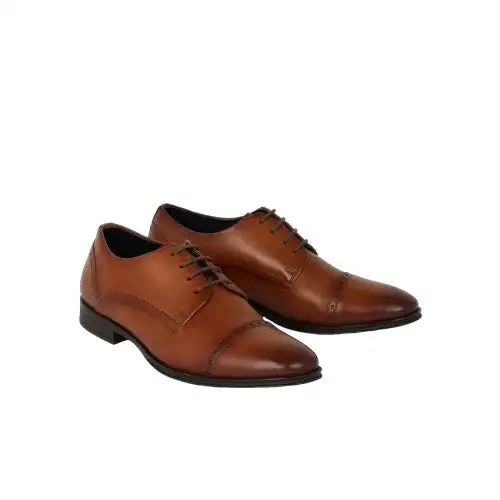 Debenhams Mens Archie Leather Toe Cap Brogues