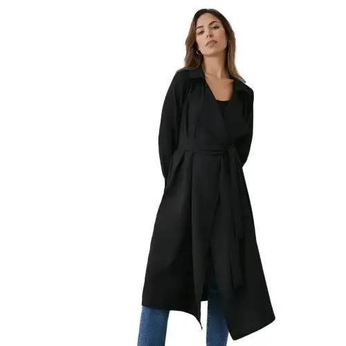 Principles Womens/Ladies Belted Waterfall Collar Longline Duster