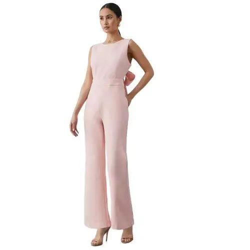Principles Womens/Ladies Compact Crepe Tie Back Petite Jumpsuit