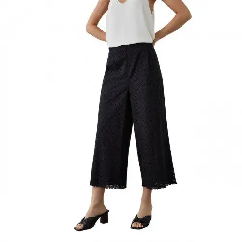 Principles Womens/Ladies Broderie Pull-On Cropped Trousers