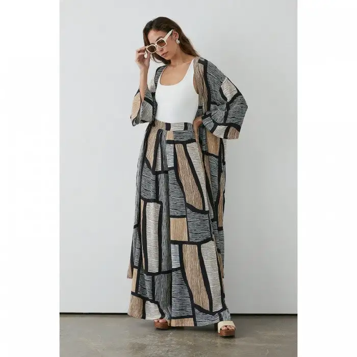 Principles Womens/Ladies Abstract Wide Leg Trousers