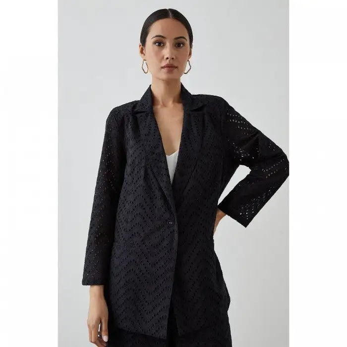 Principles Womens/Ladies Broderie 3/4 Sleeve Blazer