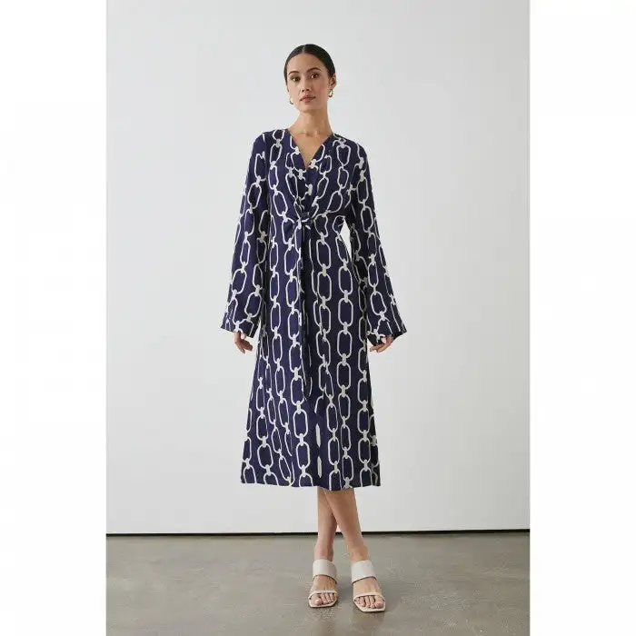 Principles Womens/Ladies Chain Front Tie Midi Dress