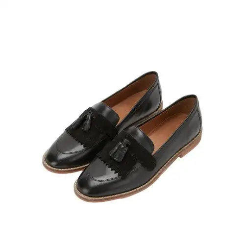 Principles Womens/Ladies Colette Fringe Leather Loafers