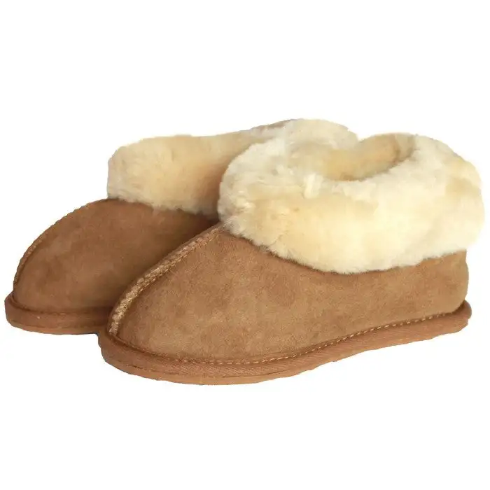 Eastern Counties Leather Childrens/Kids Sheepskin Lined Boot Slippers