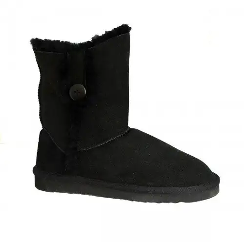 Eastern Counties Leather Womens/Ladies Lacey Sheepskin Button Boots