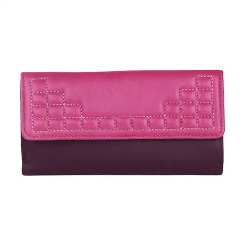 Eastern Counties Leather Anne Leather Stitch Detail Purse