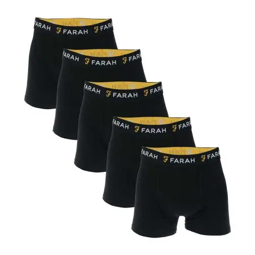 Farah Mens Chorley Boxer Shorts (Pack of 5)