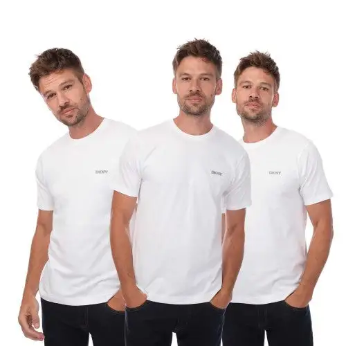 DKNY Mens Giants Lounge T-Shirt (Pack of 3)
