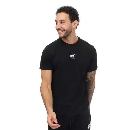 DKNY Mens Logo Polycotton T-Shirt