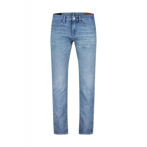 Hugo Boss Mens Mid Rise Straight Leg Jeans