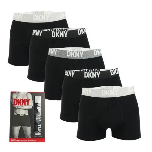 DKNY Mens Portland Boxer Shorts (Pack of 5)