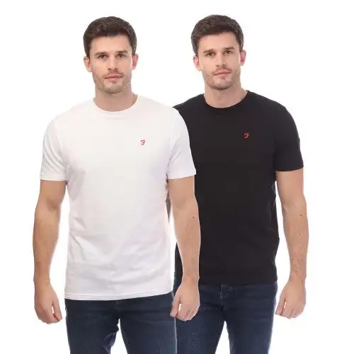 Farah Mens Neico Lounge T-Shirt (Pack of 2)
