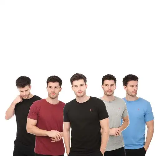 Farah Mens Watten Lounge T-Shirt (Pack of 5)