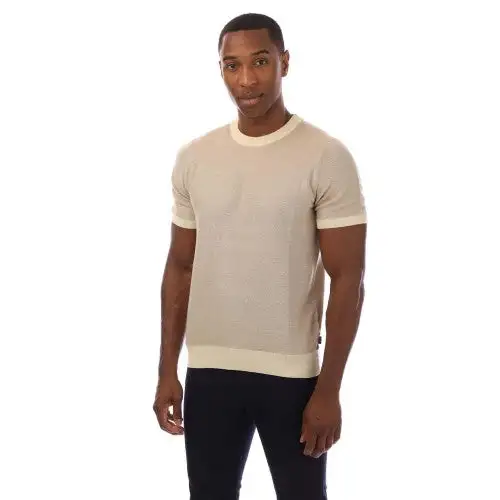 Hugo Boss Mens Knitted T-Shirt