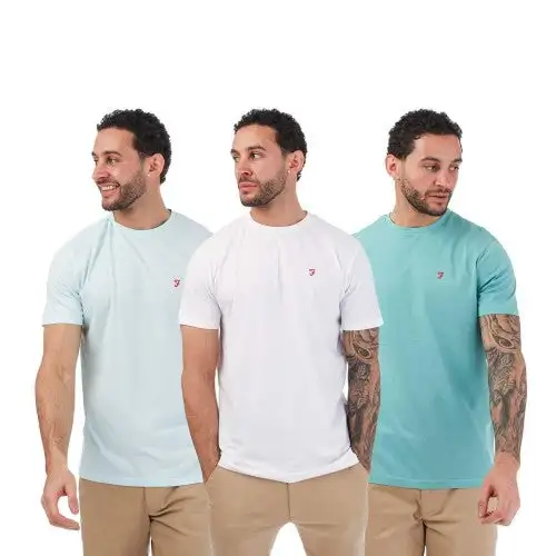 Farah Mens Sheton T-Shirt (Pack of 3)