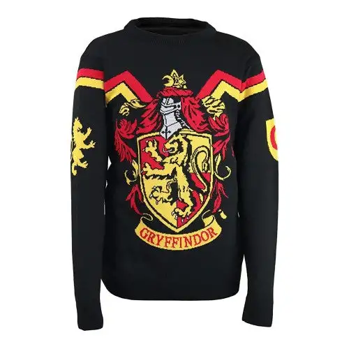 Harry Potter Unisex Adult Gryffindor Christmas Jumper