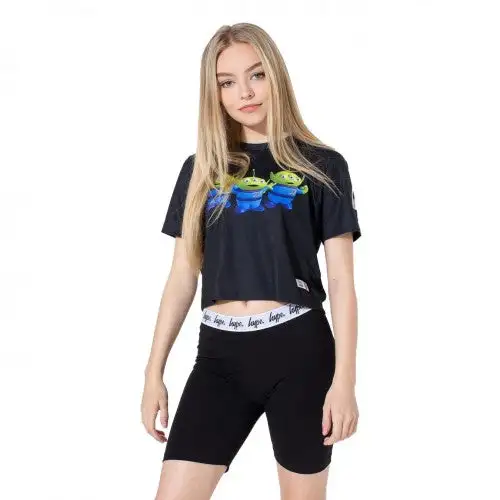 Hype Toy Story Girls Aliens Crop T-Shirt