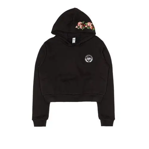 Hype Girls Rose Garden Crop Hoodie