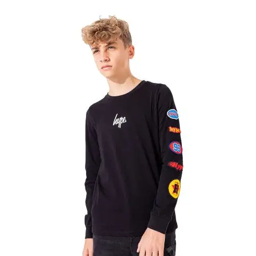 Hype Childrens/Kids American Oil Long Sleeve T-shirt