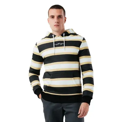 Hype Mens Stripe Hoodie