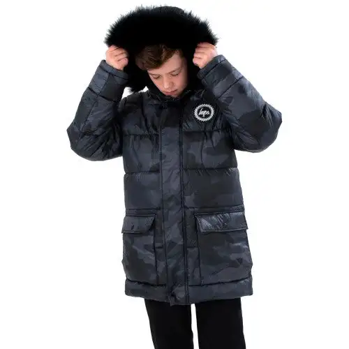 Hype Childrens/Kids Explorer Camo Padded Jacket