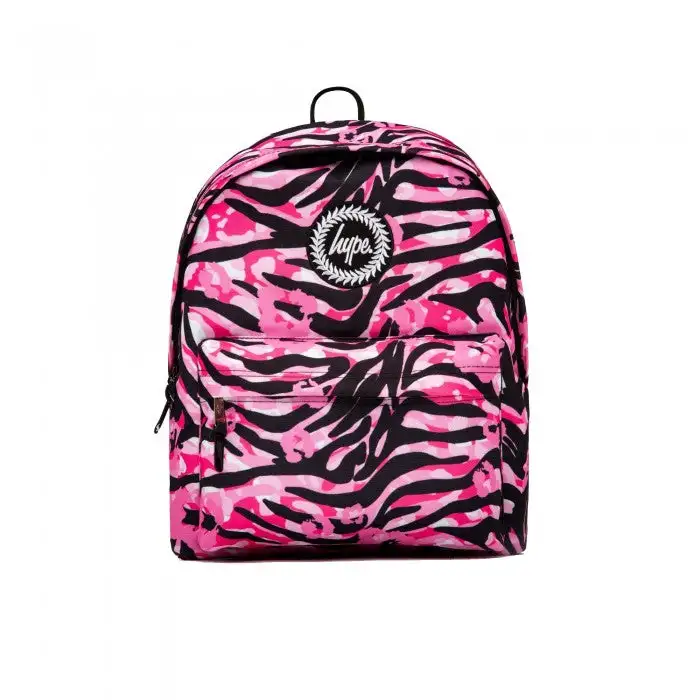 Hype Zebra Print Backpack