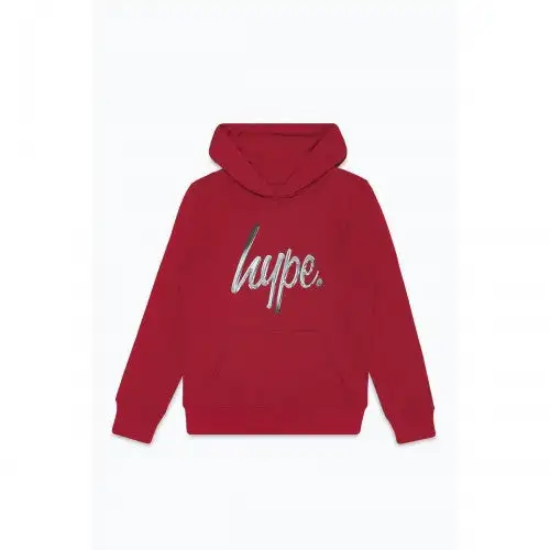 Hype Childrens/Kids Monochrome Script Hoodie