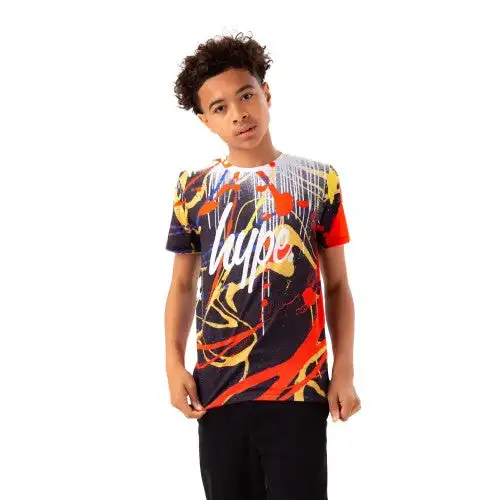 Hype Boys Abstract Splats T-Shirt