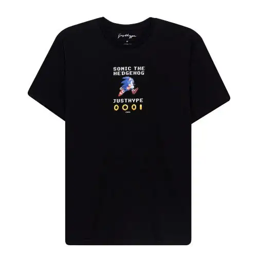 Hype Mens Rings Sonic The Hedgehog T-Shirt