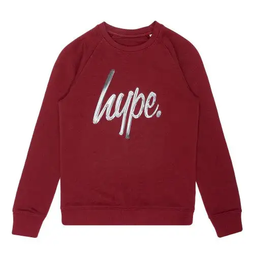 Hype Childrens/Kids Monotone Script Sweatshirt
