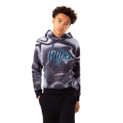 Hype Boys Wave Script Hoodie