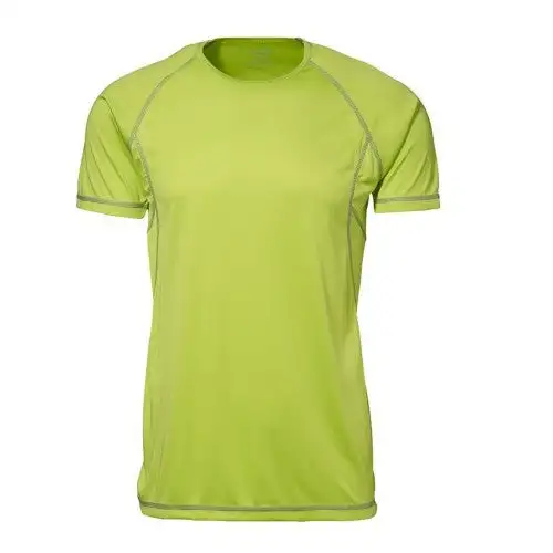 ID Mens Game Active Short Sleeve Fitted Flatlock T-Shirt